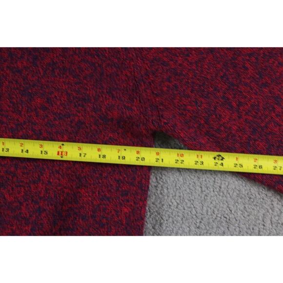 Vintage Gap Mens M Sweater Marled Red Blue Shetland Pure Wool Scotland - Picture 4 of 5